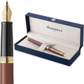 Waterman Hémisphère Fountain Pen | Copper Red (The Understated Edit Collection) | Fine Nib with Blue Ink | Gift Box