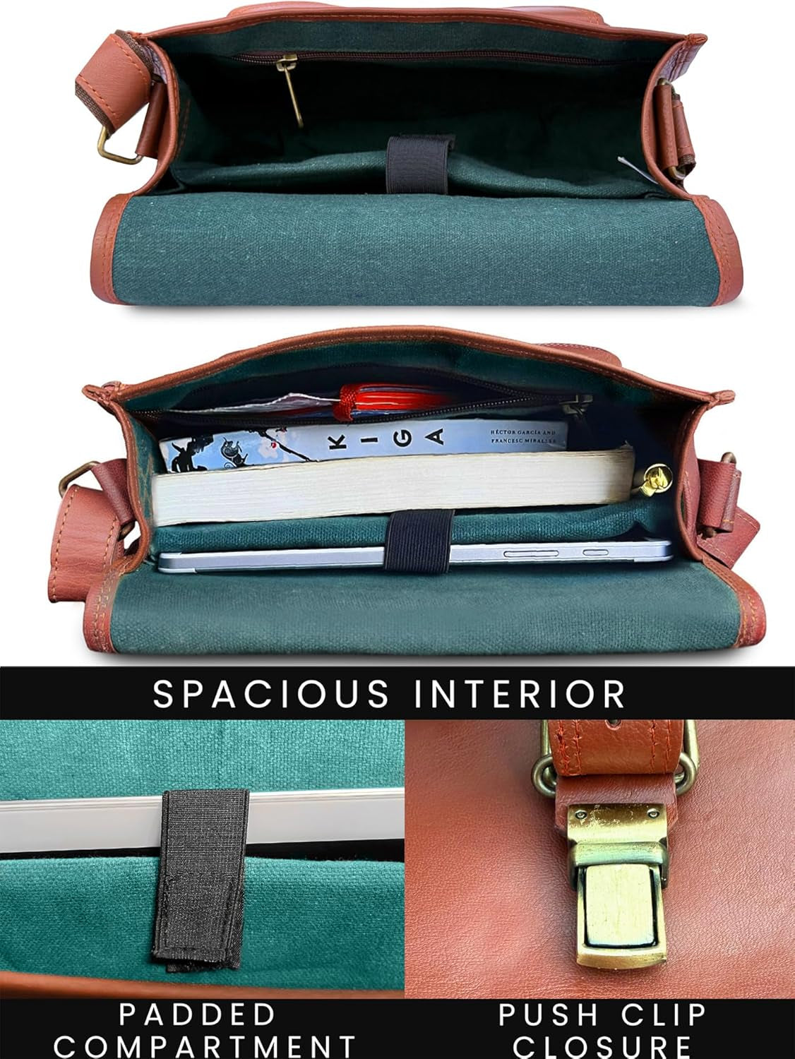 Leather Crossbody Satchel Bag Vintage Purses Handbags for Women