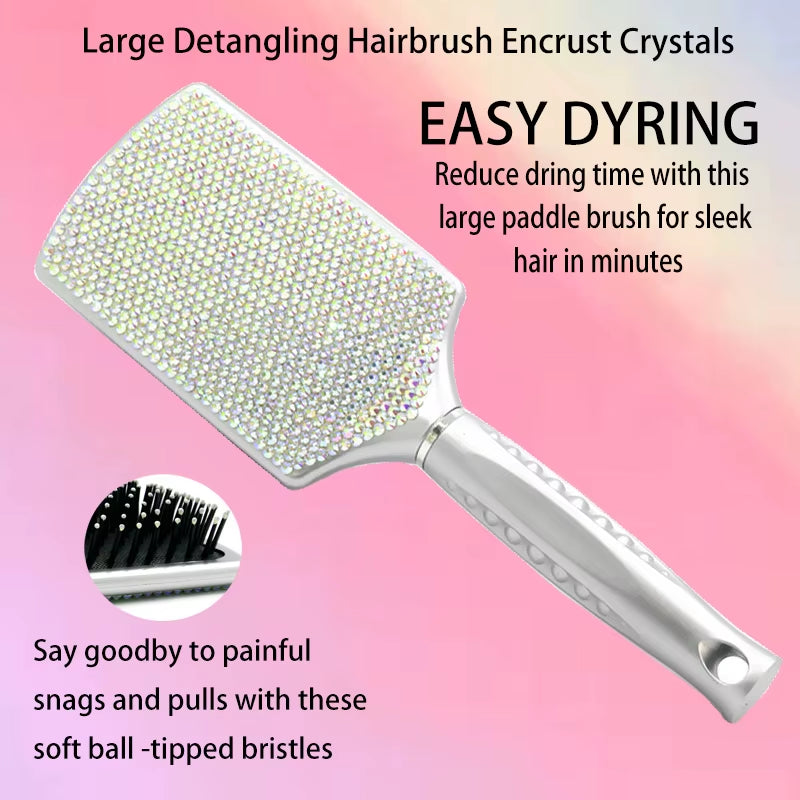 Hair Hot Tools Bling Crystal Diamondhair Styling Tools Kit Hairdryer Straightener Hot Comb Curling Wands Hair Styling Appliances