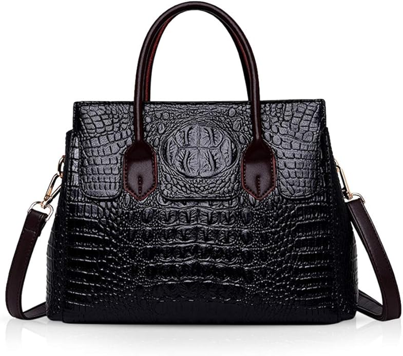 Woman Handbags Bags for Women Crocodile Top Handle Bags Luxurious Leather Fashion Handbags PU Leather