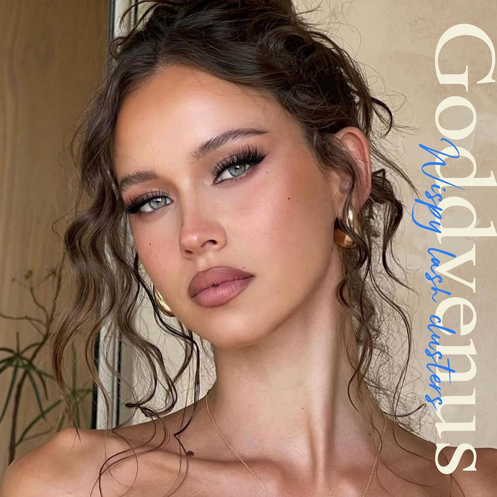 Wispy Cluster Lashes Natural Individual Eyelashes DIY Eyelash Clusters D Curl Russian Lash Extensions Light Eyelash Individuals