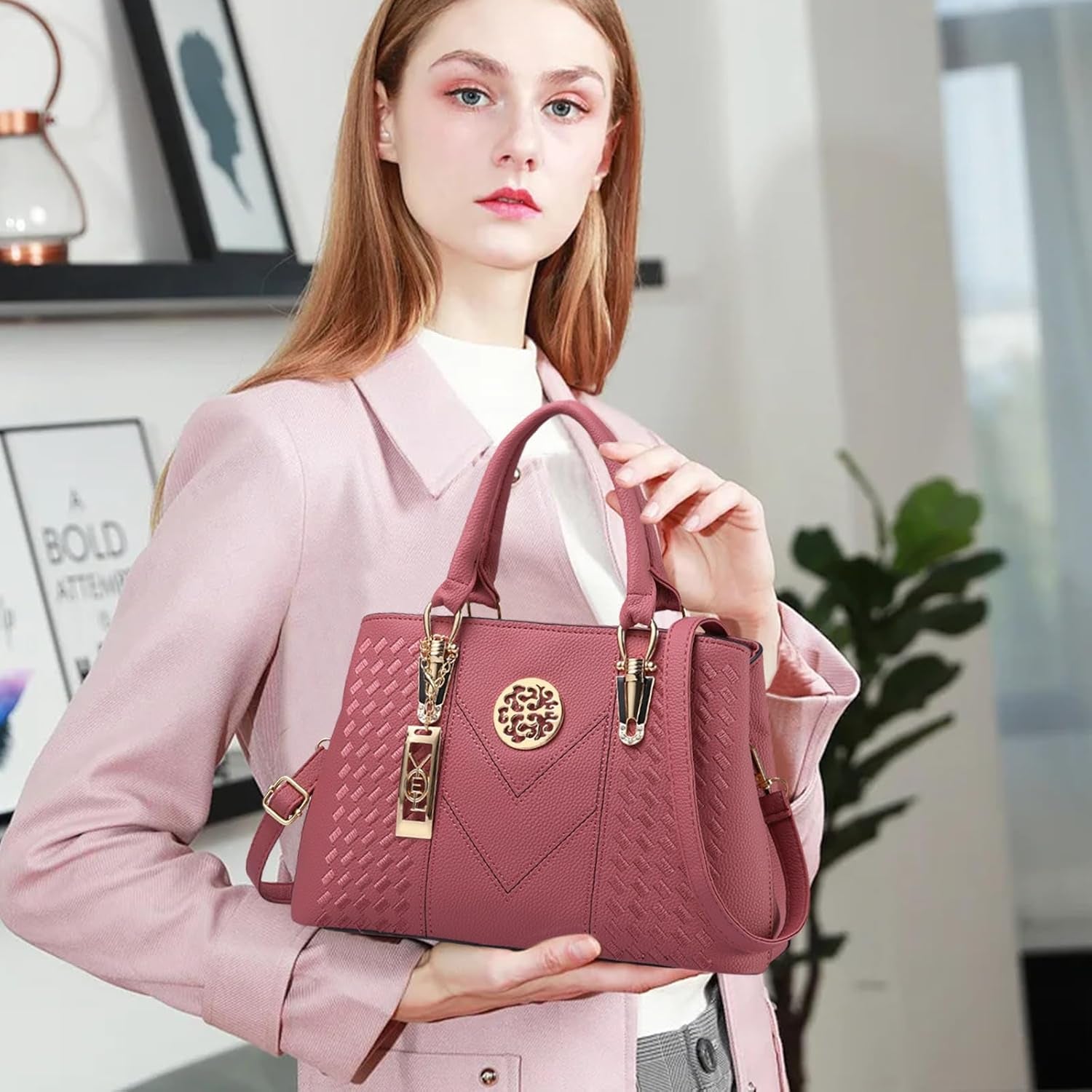 NICOLE&DORIS Women Handbags Fashion Top Handles Bags Elegant Shoulder Bags for Women Classic Handbags Shopper Ladies Crossbody Bag