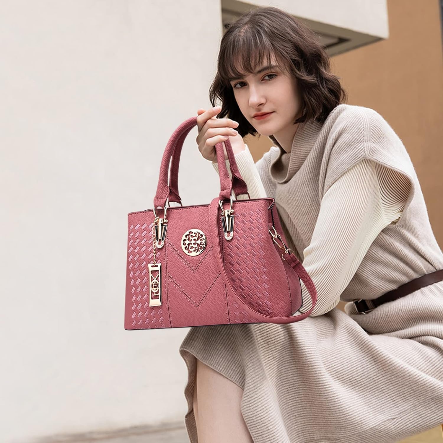 NICOLE&DORIS Women Handbags Fashion Top Handles Bags Elegant Shoulder Bags for Women Classic Handbags Shopper Ladies Crossbody Bag